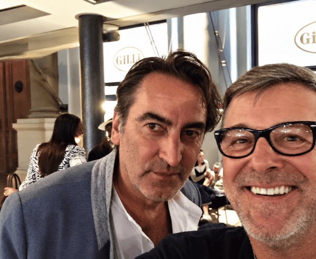 Beppe Angiolini with Alessandro Sicuro